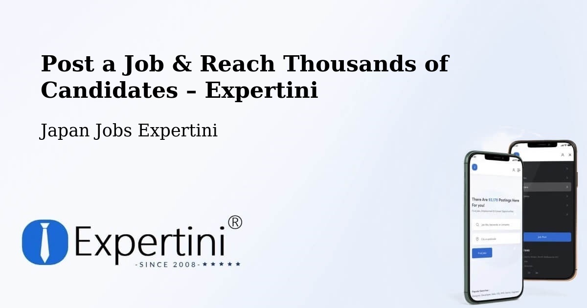 Post a Job in Toki – Hire the Right Talent - Toki, Japan Jobs Expertini