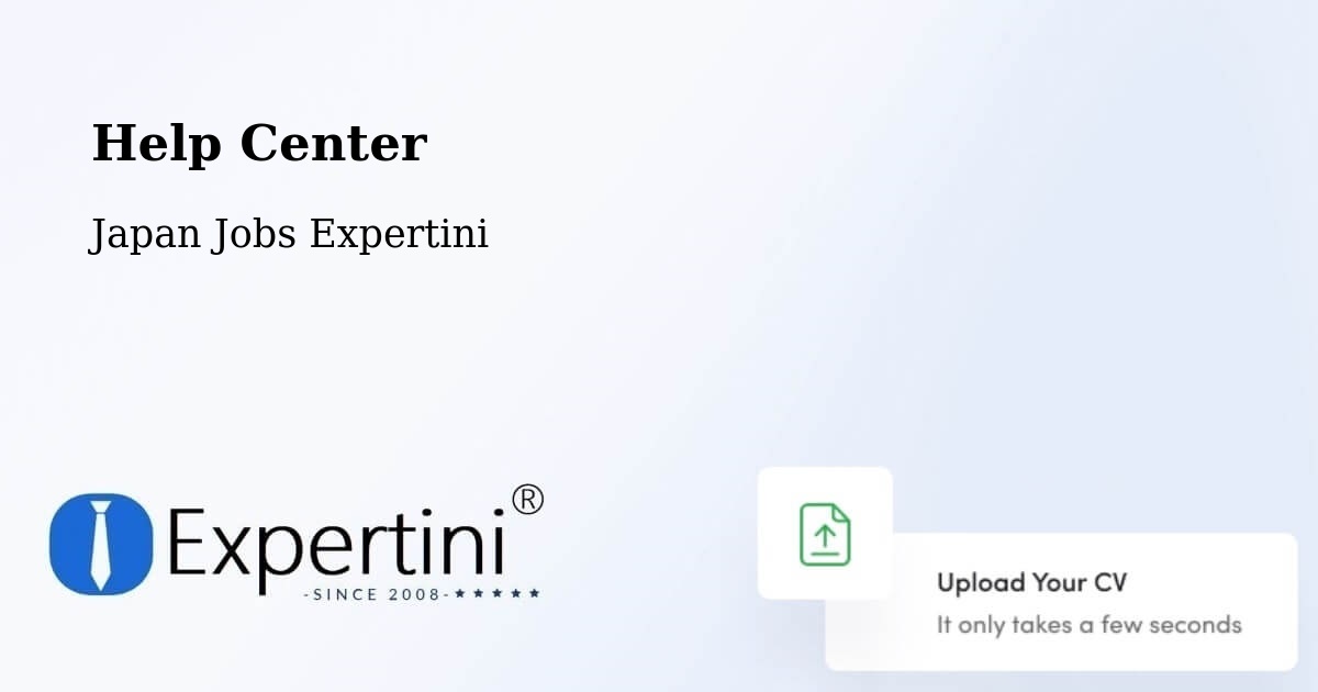Help Center – Toki - Japan Jobs Expertini