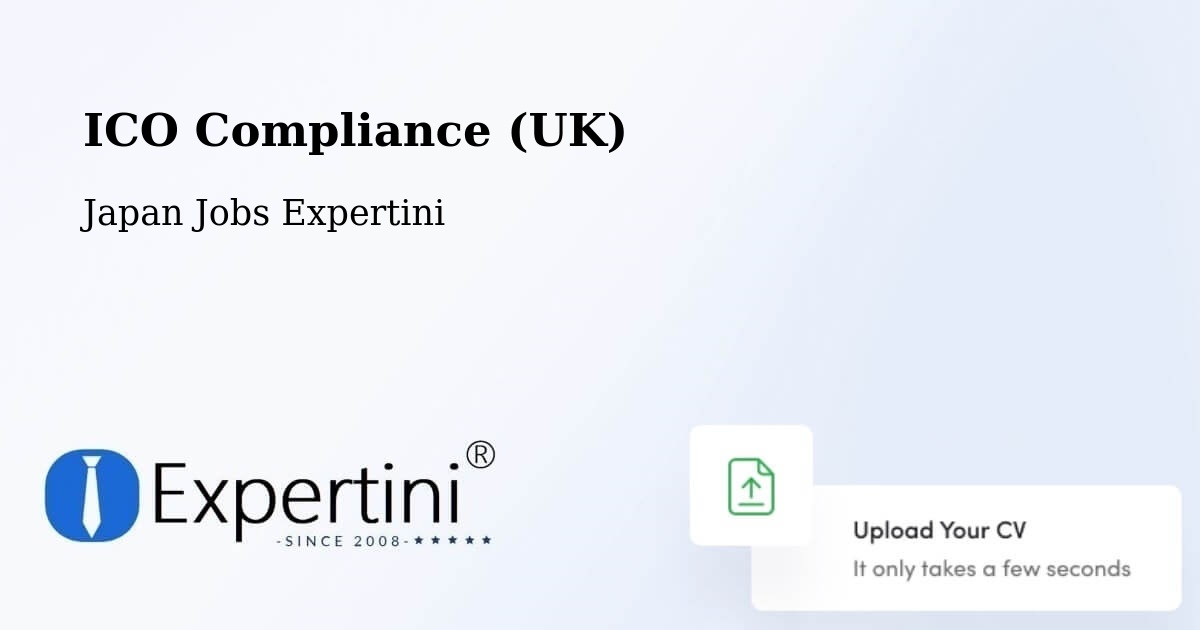 UK Data Protection & ICO Compliance – Toki - Japan Jobs Expertini